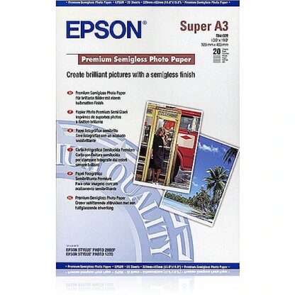 Epson Prem SemiGlos PhPap 251g A3+   20ark      S041328 C13S041328 010343829930