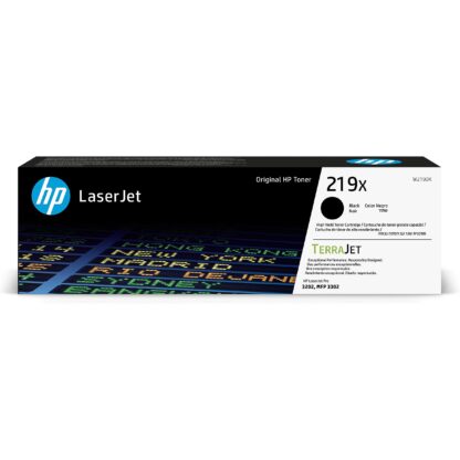 Hewlett Packard HP 219X HIGH YIELD BLACK ORIGINAL LASERJET TONER CARTRIDG W2190X 0195161016271