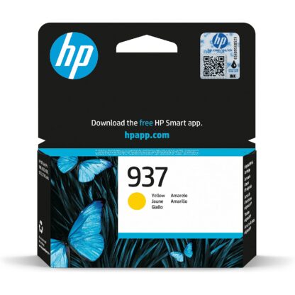 Hewlett Packard HP 937 YELLOW ORIGINAL INK EN/FR/IT/PT/ES CARTRIDGE 4S6W4NE#SE1 0196786147586