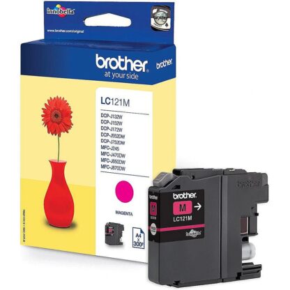 Brother LC121M, Magenta Ink Cartridge LC121M 4977766723206