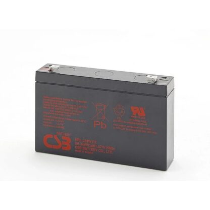 CSB BATTERY CSB HRL634WF2 34WATT 6V 9Ah HRL634WF2 5902002033817