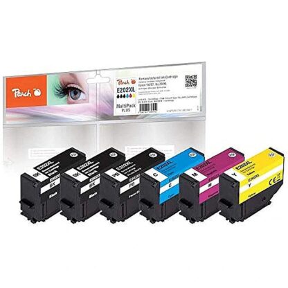 Peach Ink Economy Pack Plus PI200-774 (compatible with Epson 202XL (T02G1, T02H)) PI200-774 7640182389512