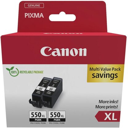 Canon PGI-550XL BK TWIN SEC 6431B010 8714574679396