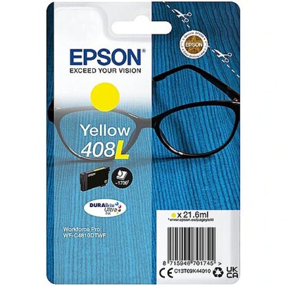 Epson DURABrite Ultra 408L Ink cartrige, Yellow C13T09K44010 8715946701745