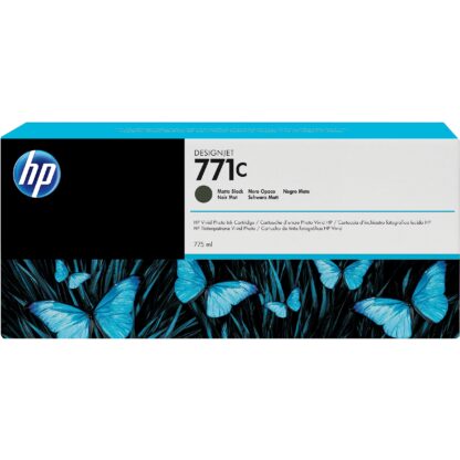 Hewlett Packard Tinte 771C Original Tinte matt schwarz Standardkapazität 775ml 1er-Pack B6Y07A 887111300522