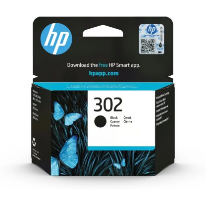 Hewlett Packard HP 302 Black Original Ink Cartridge F6U66AE#ABE 888793803028