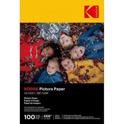 Kodak photo paper 10x15cm glossy 180g 100 sheets 9891161 926798911611